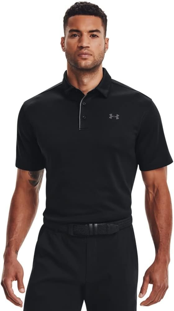 Men's Performance Polo Shirt - Black - Image 5