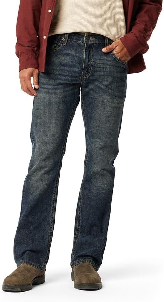 Men's Bootcut Jeans - Black
