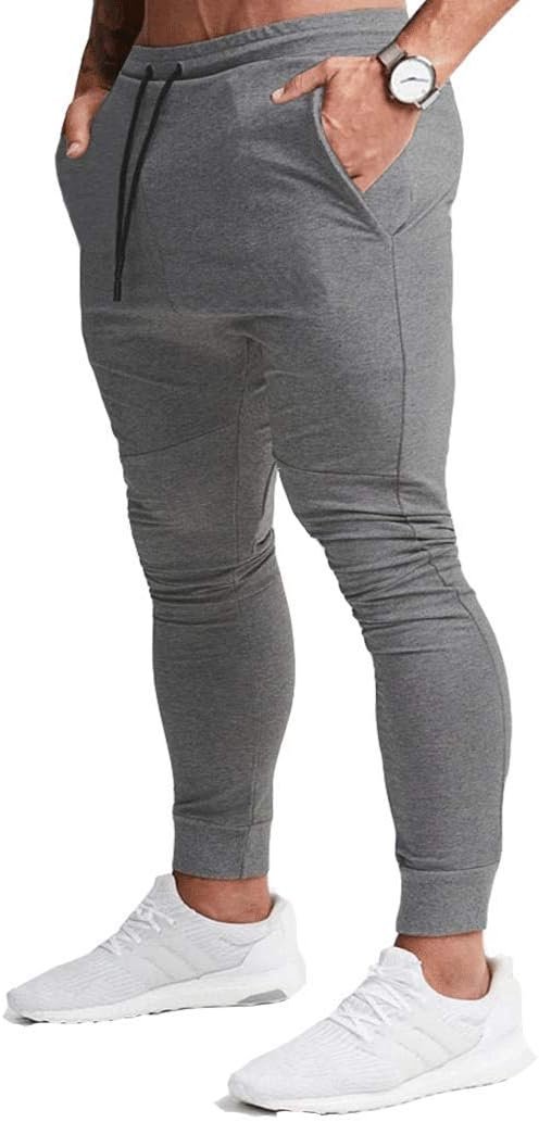 Men's Tapered Joggers - Grey - Image 3