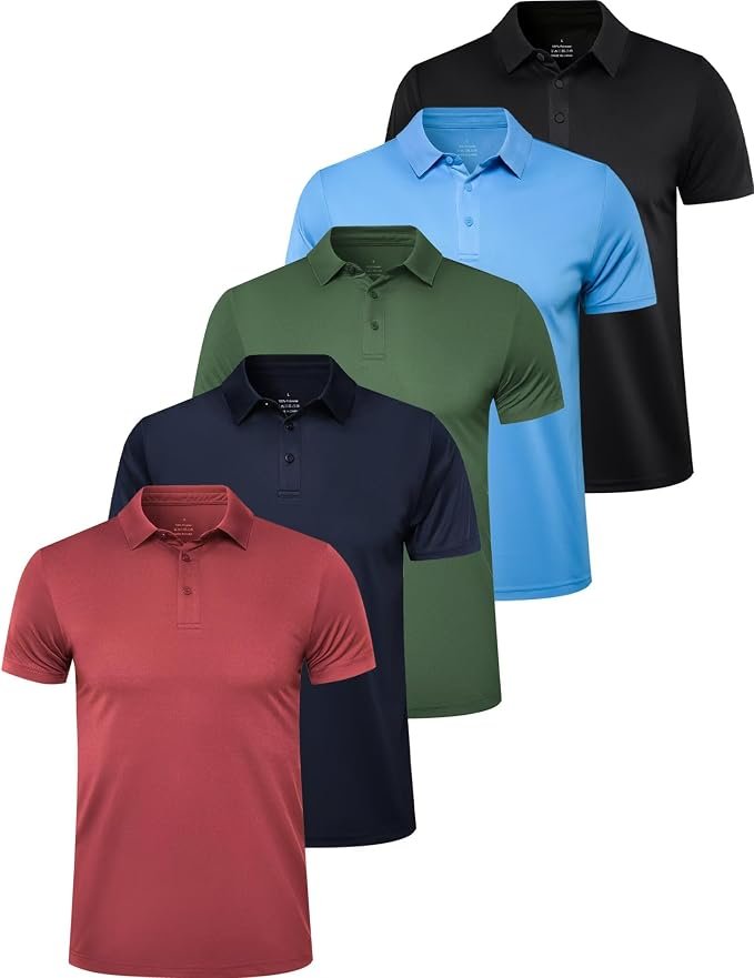 Men's Performance Polo Shirt - Black - Image 3