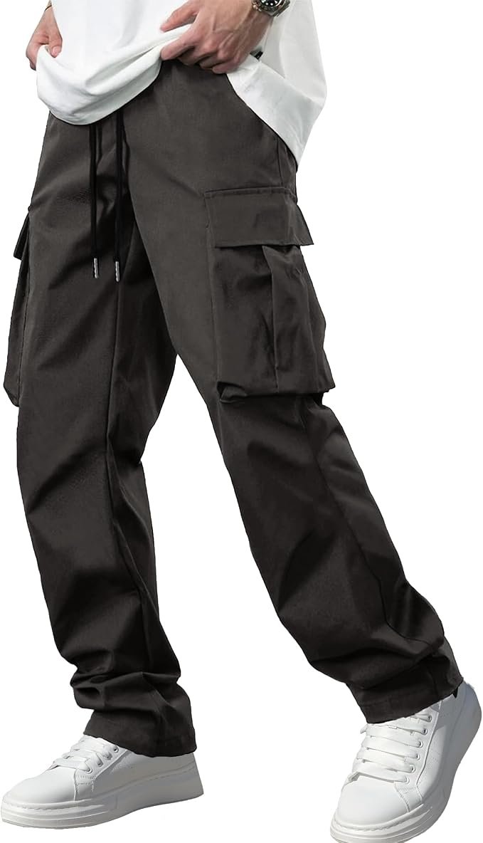 Men's Cargo Joggers - Navy - Image 6