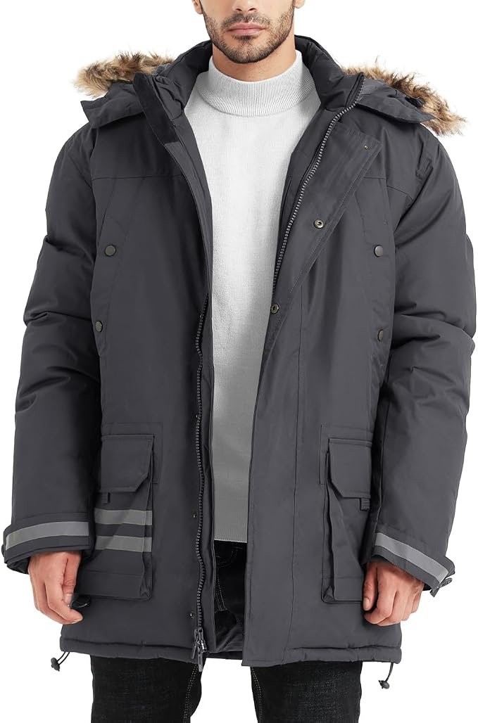 Men's Utility Jacket - Grey - Image 2