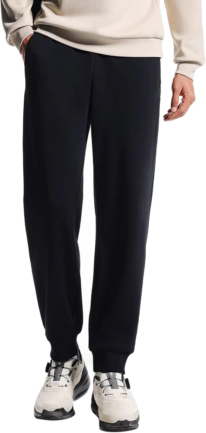 Men's Fleece Joggers - Black - Image 2