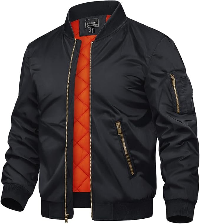 Men's Bomber Jacket - Navy