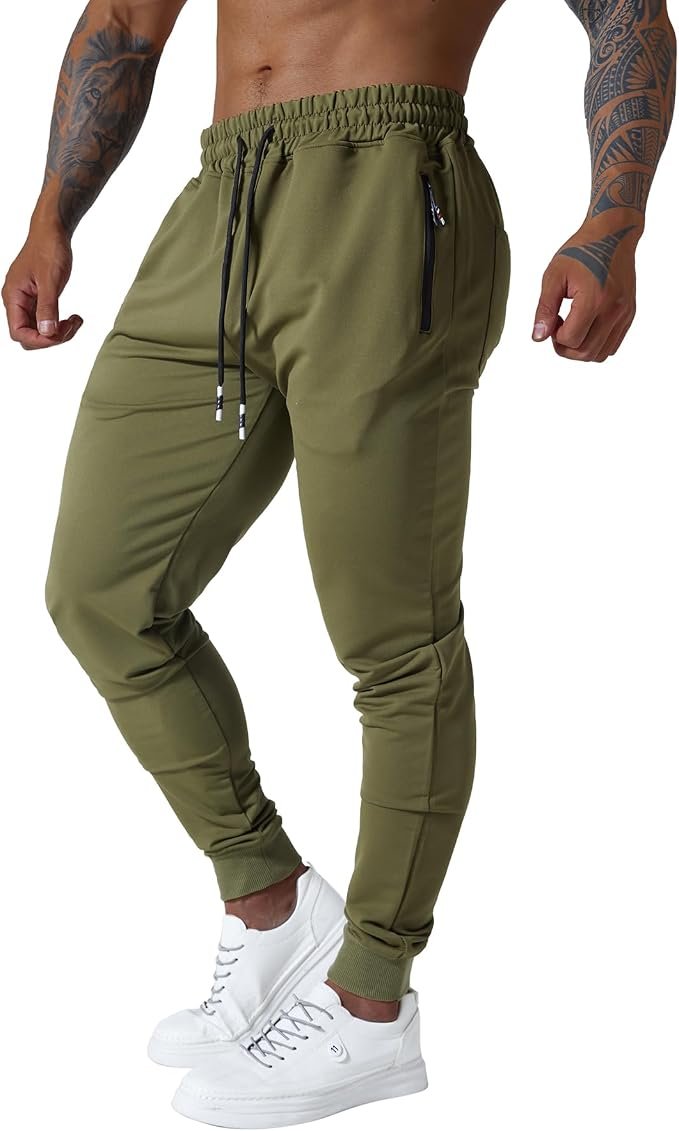 Men's Tapered Joggers - Grey - Image 2