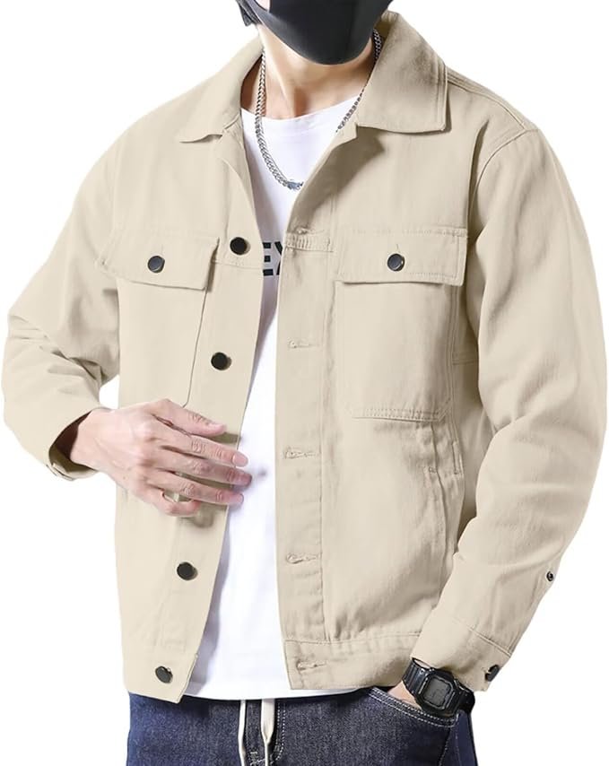 Men's Trucker Jacket - Navy