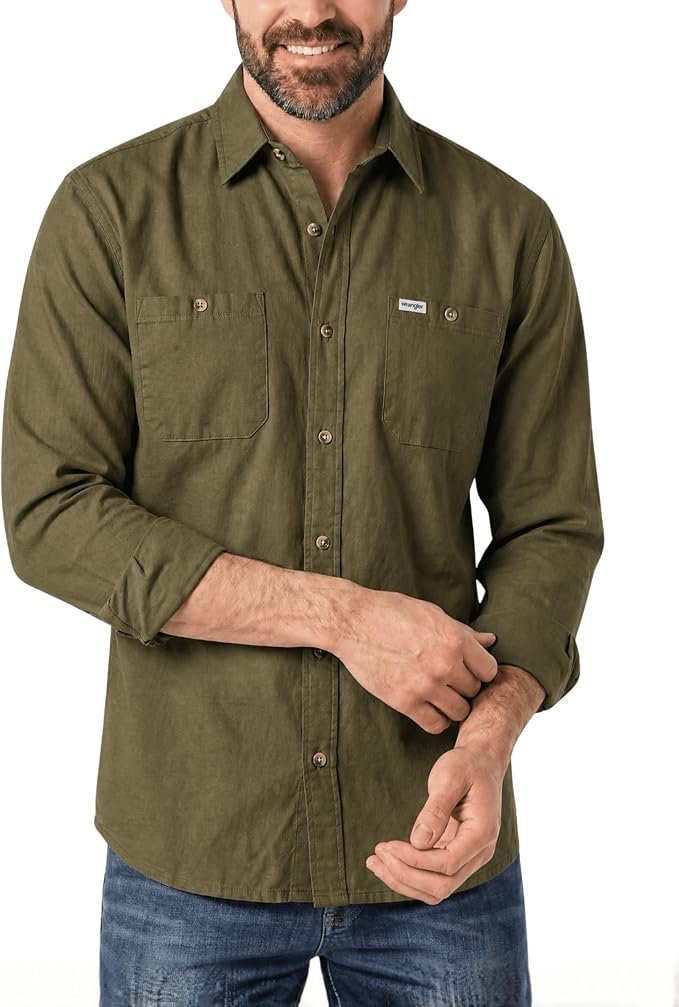 Men's Twill Shirt - Grey - Image 4