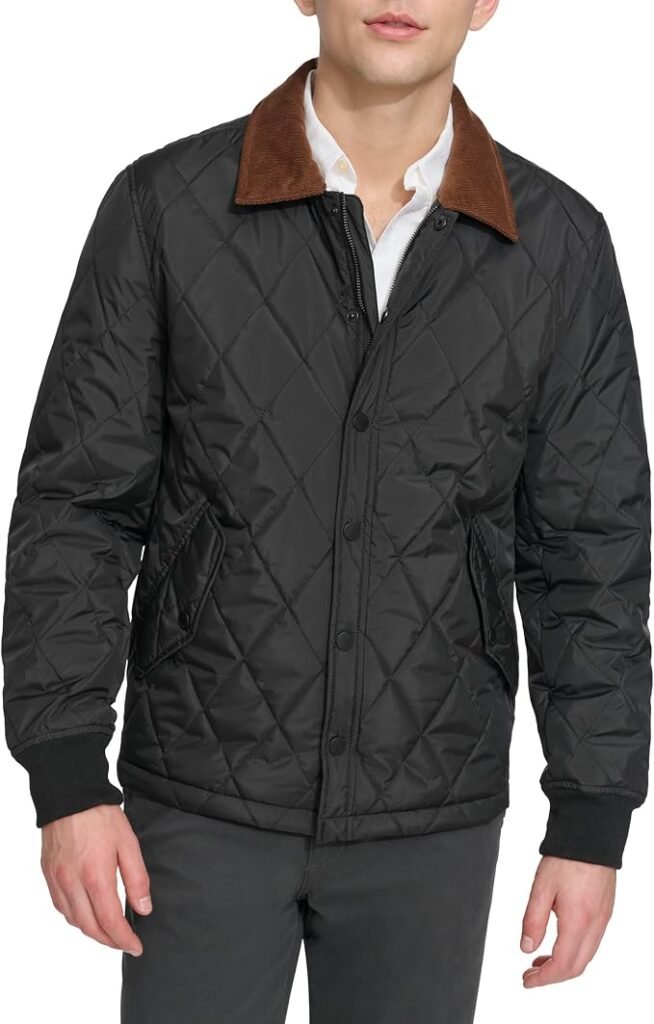 Men's Quilted Jacket - Grey