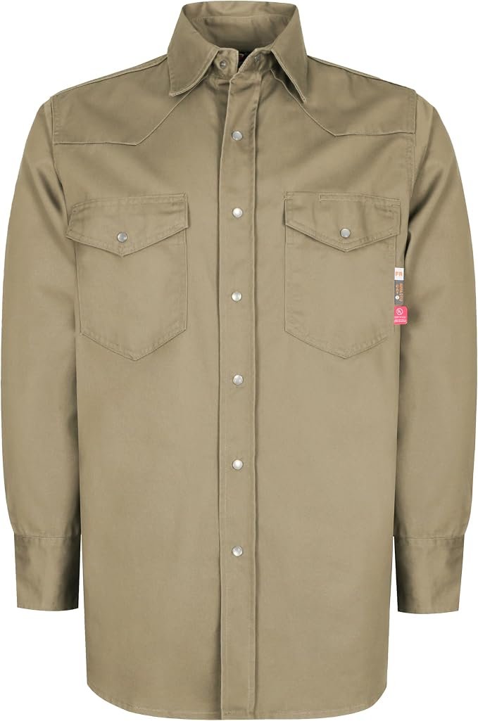 Men's Workwear Shirt - Black - Image 2