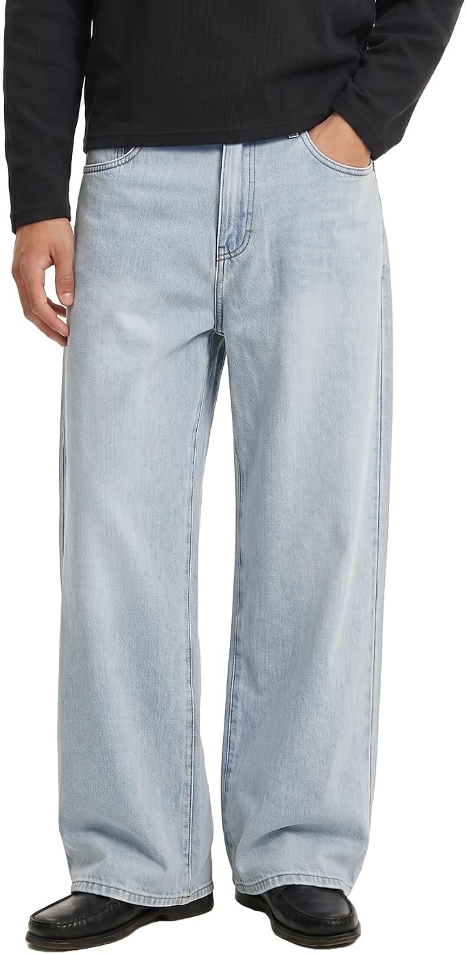Men's Relaxed Jeans - Black - Image 3