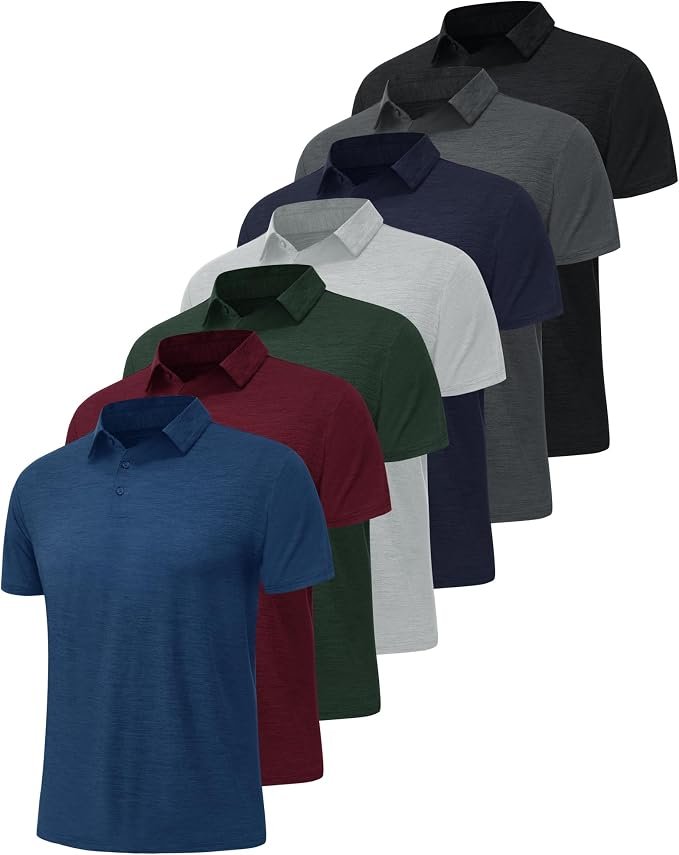 Men's Performance Polo Shirt - Grey - Image 2