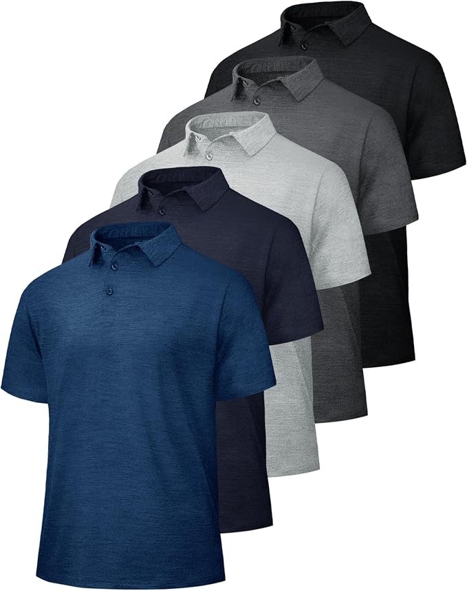 Men's Classic Polo Shirt - Navy - Image 5