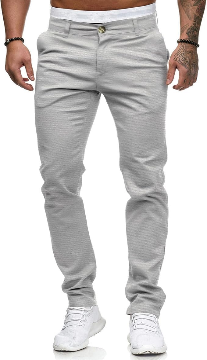 Men's Tapered Jeans - Grey - Image 4