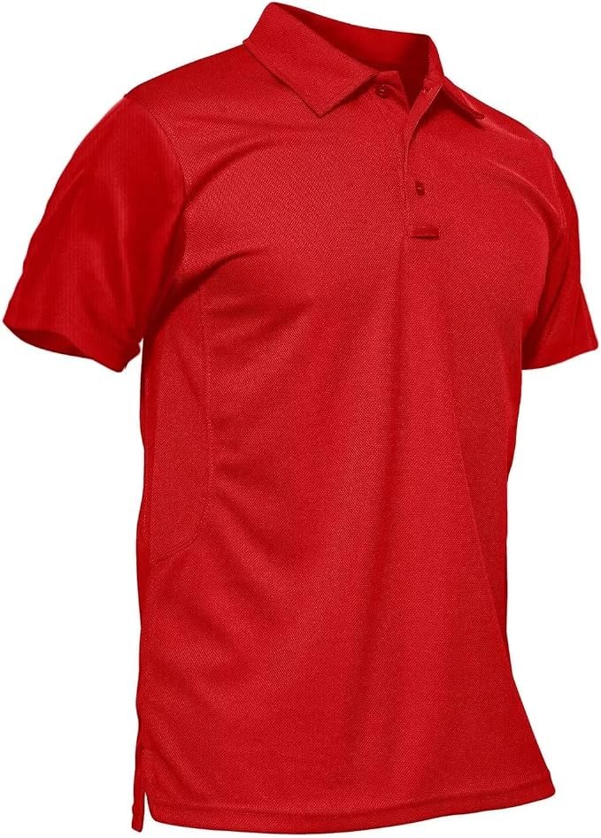 Men's Solid Polo Shirt - Grey - Image 7