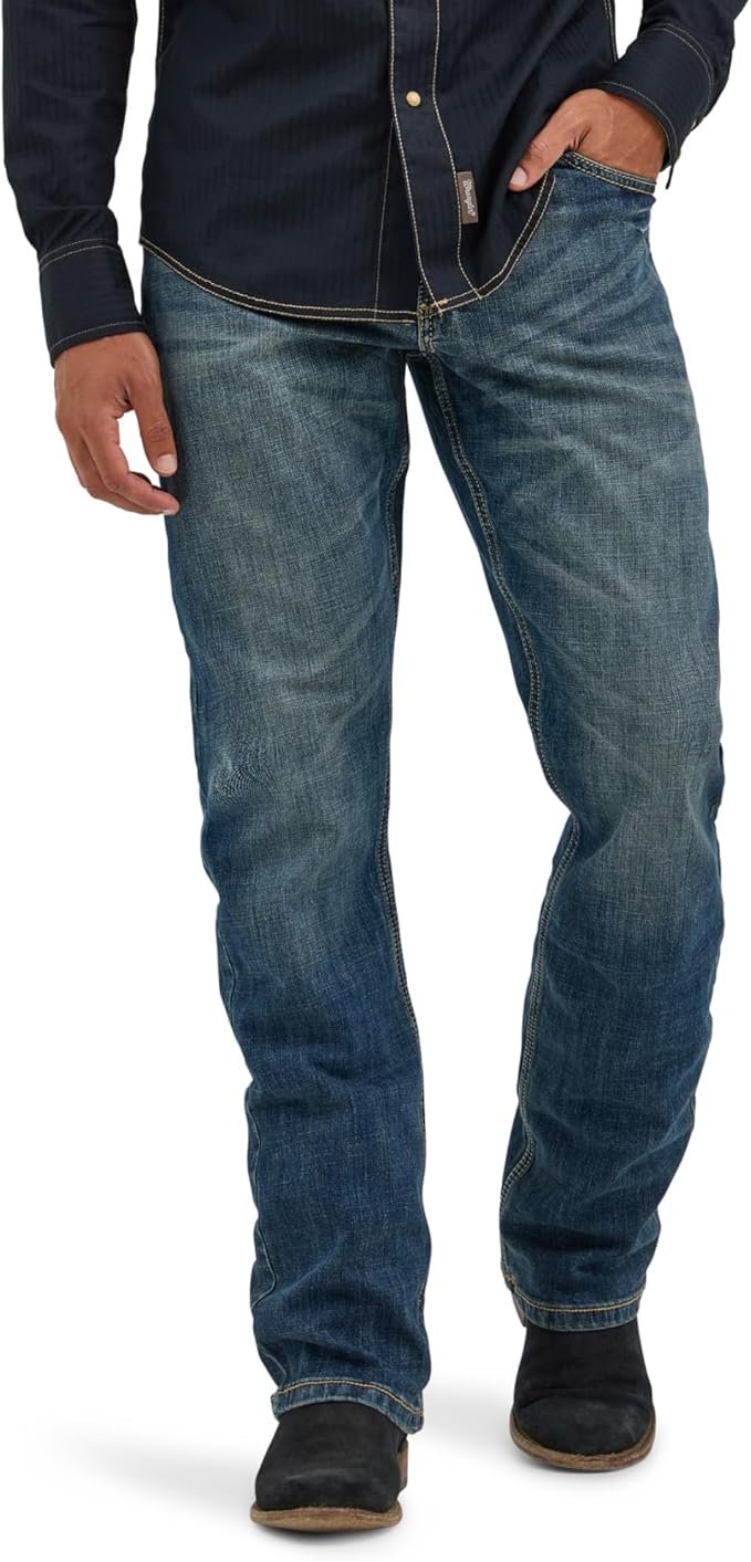 Men's Bootcut Jeans - Grey - Image 5