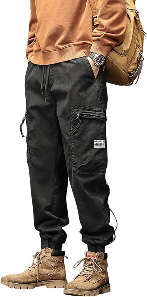 Men's Cargo Joggers - Grey