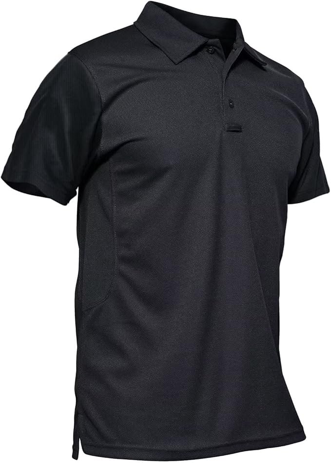 Men's Performance Polo Shirt - Black - Image 2