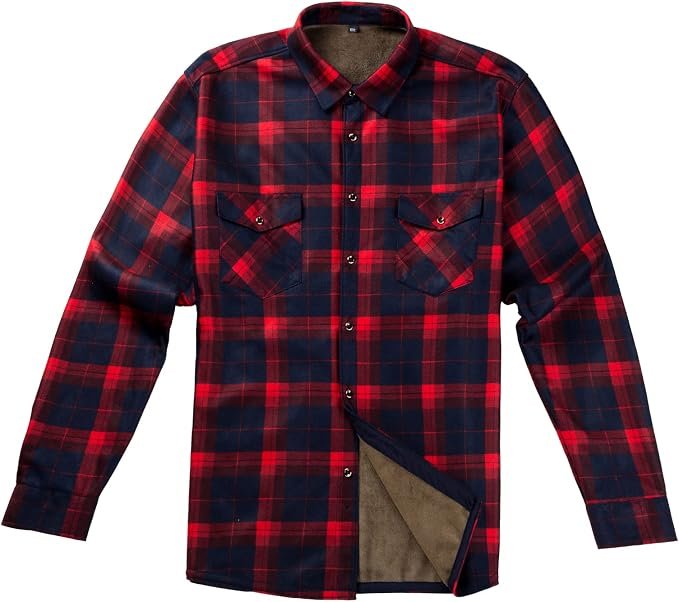 Men's Flannel Shirt - Black
