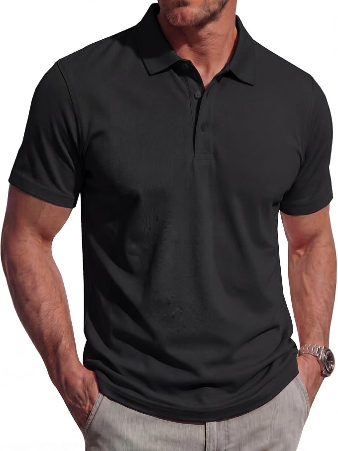 Men's Heavyweight Polo Shirt - Navy
