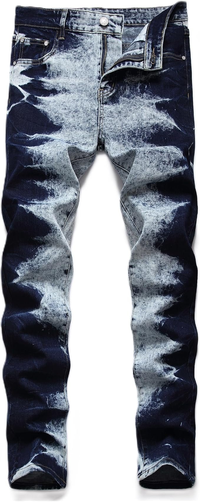 Men's Straight Jeans - Black - Image 6