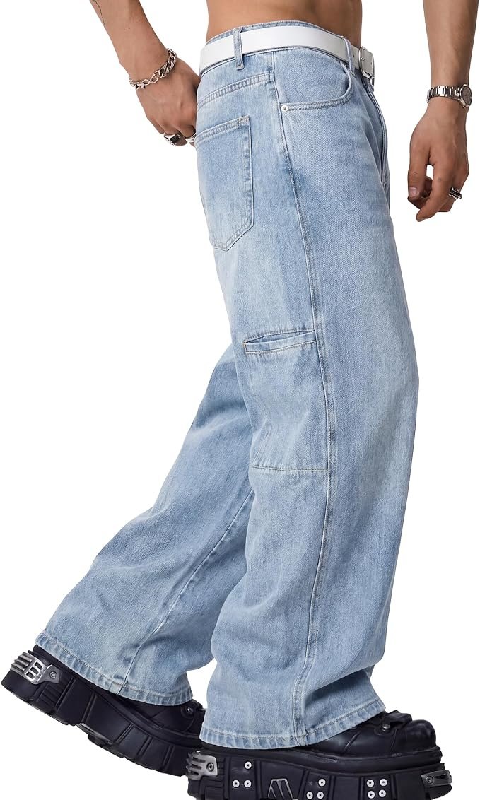 Men's Carpenter Jeans - Grey - Image 2
