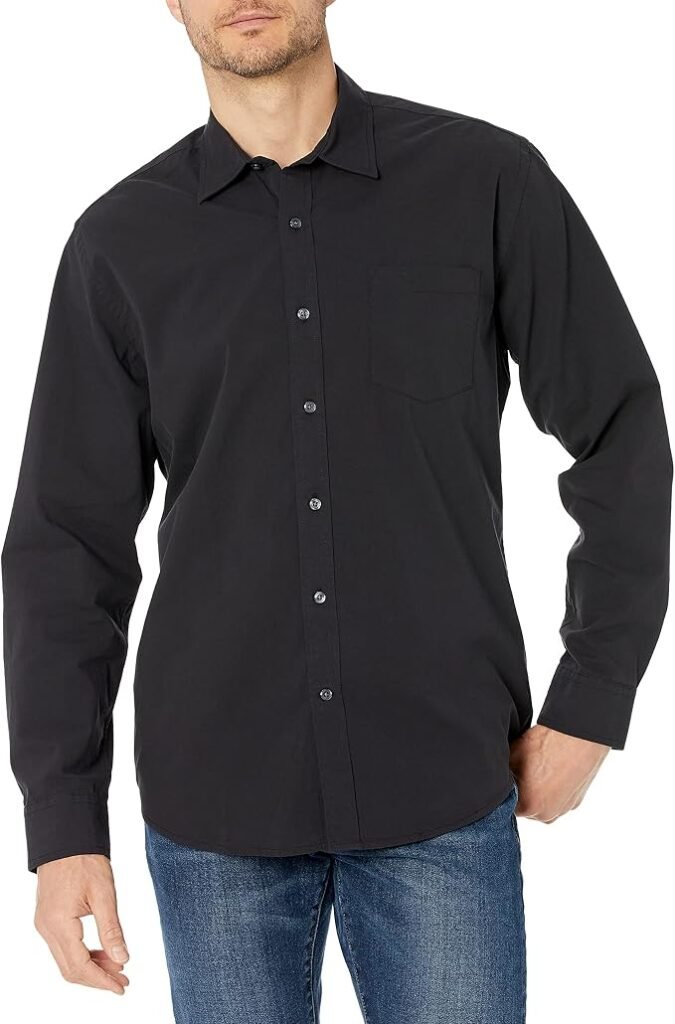 Men's Poplin Shirt - Navy