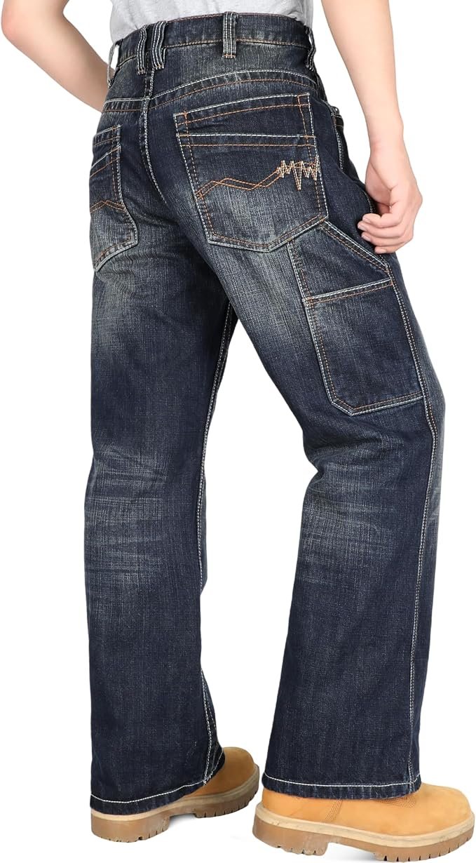 Men's Carpenter Jeans - Navy - Image 4