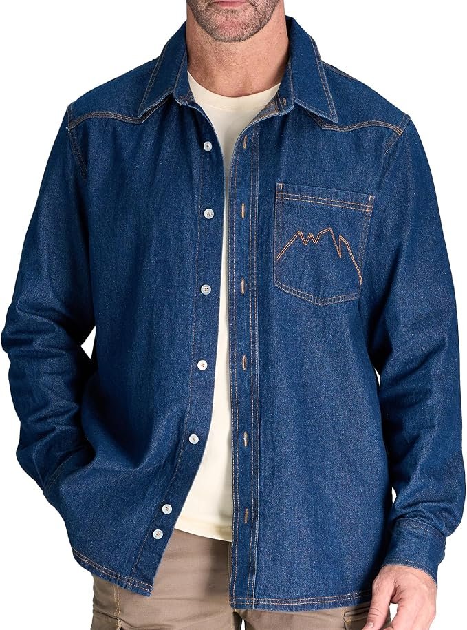 Men's Denim Jacket - Navy