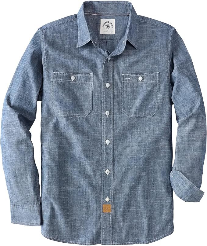 Men's Chambray Shirt - Grey