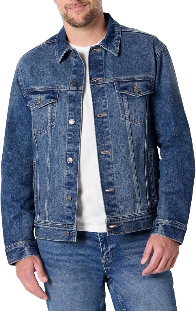Men's Denim Jacket - Black - Image 5