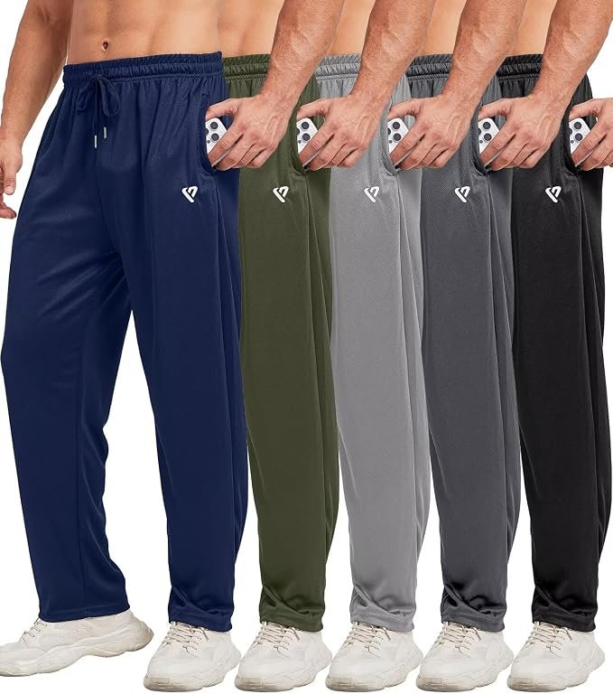 Men's Track Joggers - Grey - Image 3