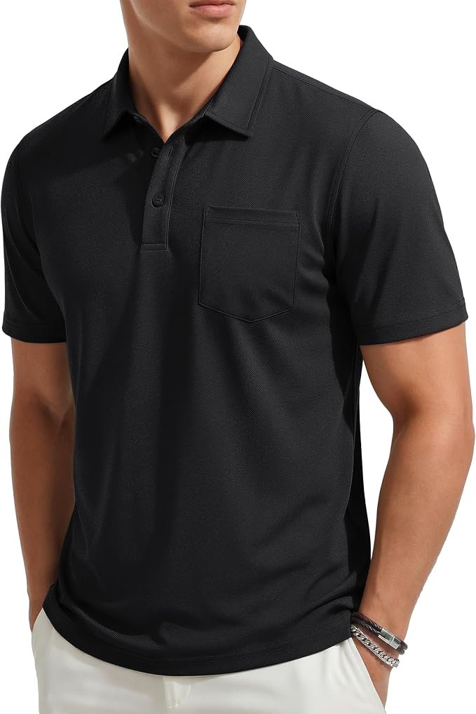 Men's Oxford Polo Shirt - Navy - Image 4