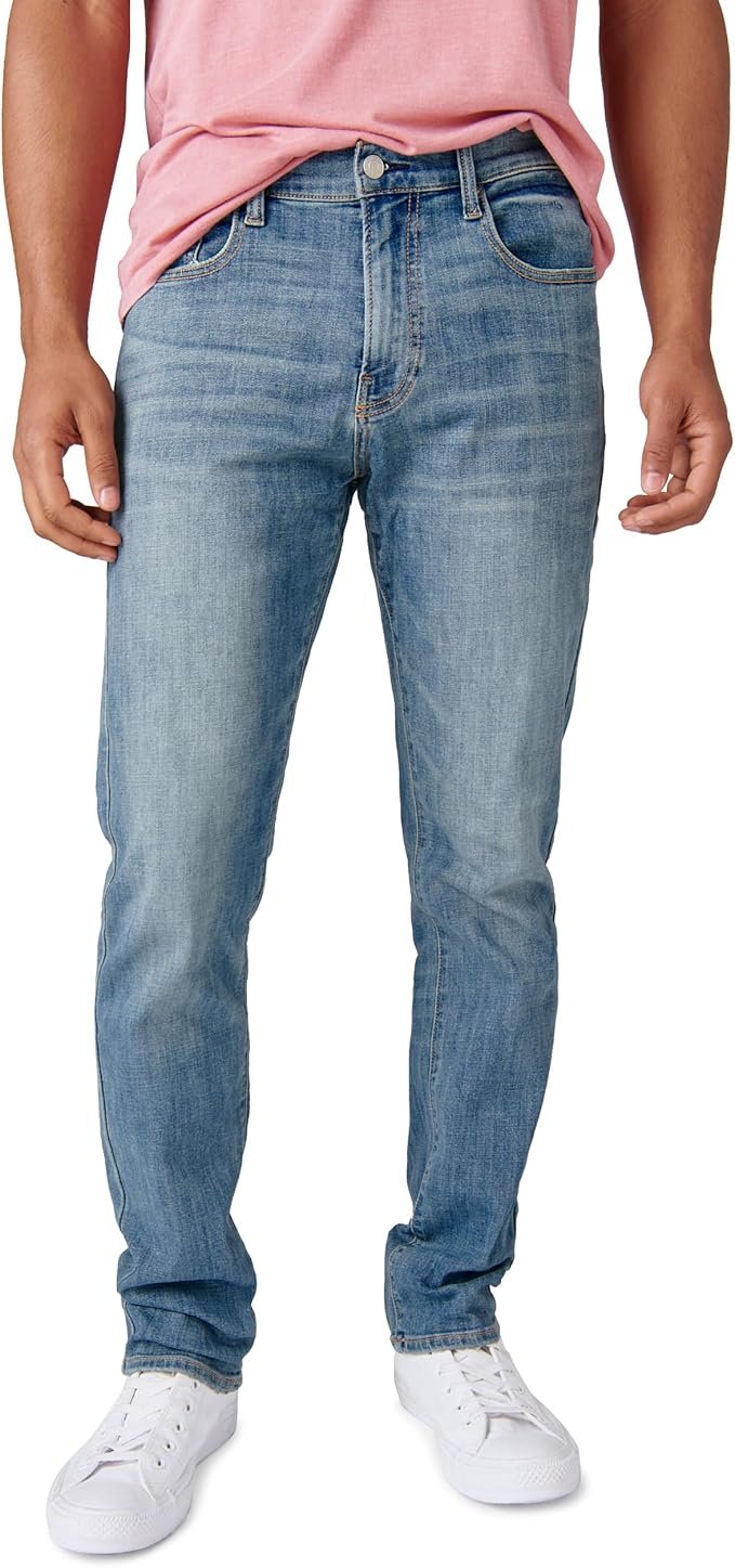 Men's Athletic Jeans - Navy - Image 6