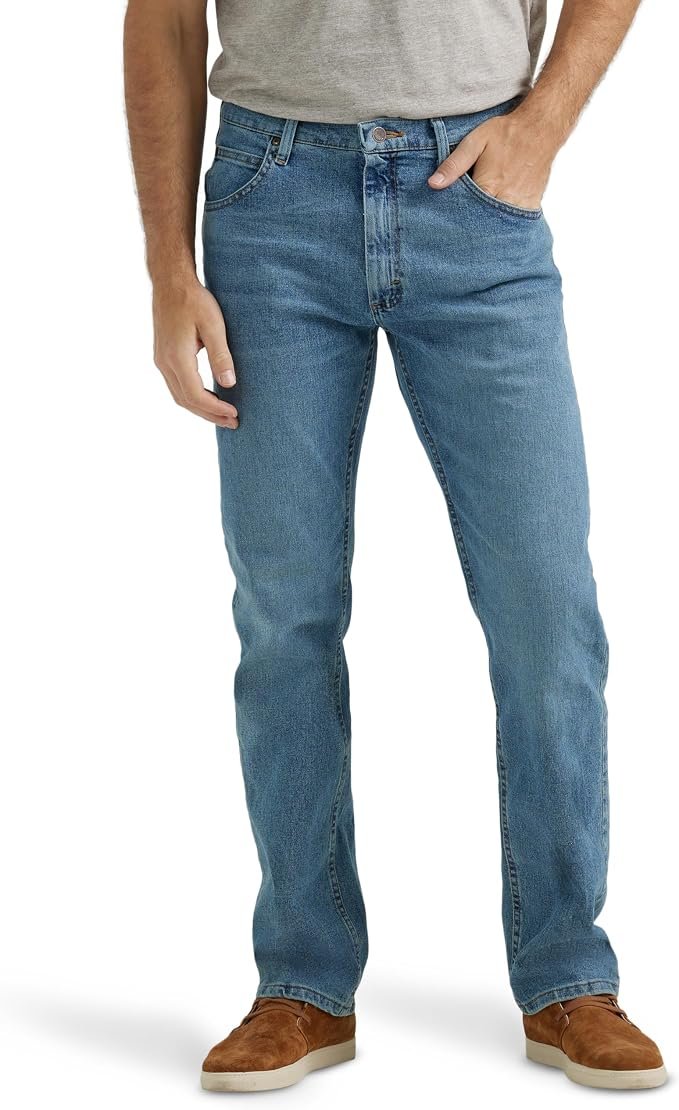 Men's Straight Jeans - Navy - Image 4