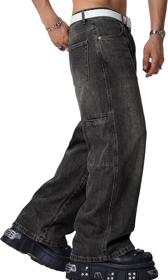 Men's Carpenter Jeans - Grey - Image 7