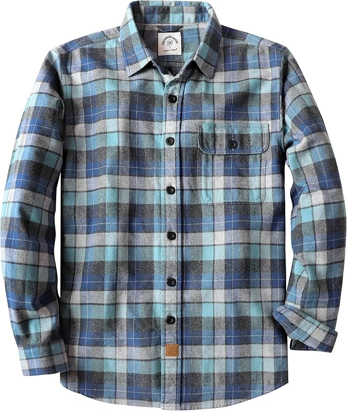 Men's Flannel Shirt - Black - Image 2