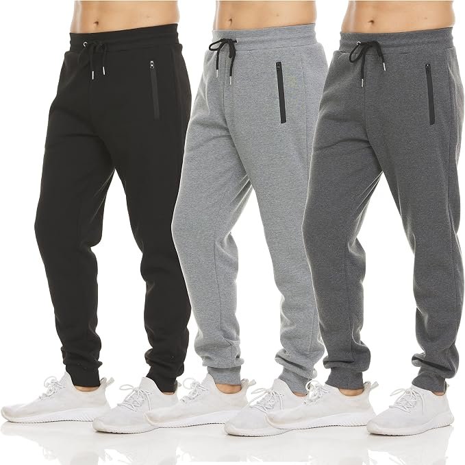 Men's Track Joggers - Grey - Image 2
