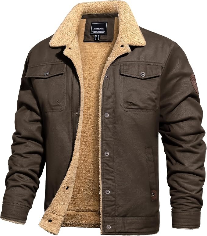 Men's Trucker Jacket - Grey - Image 5